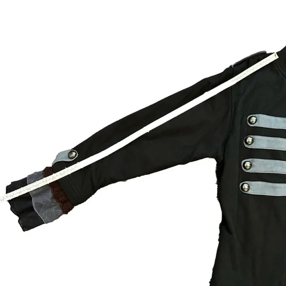 Leopards & Roses Size Small Whimsygoth Steam Punk Jacket - Picture 16 of 16